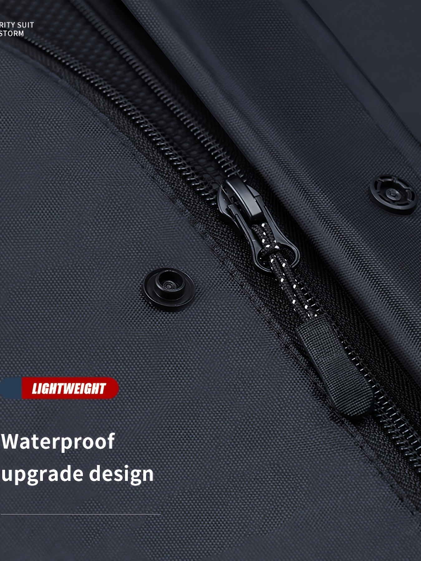 Men's Lightweight Waterproof Hooded Raincoat