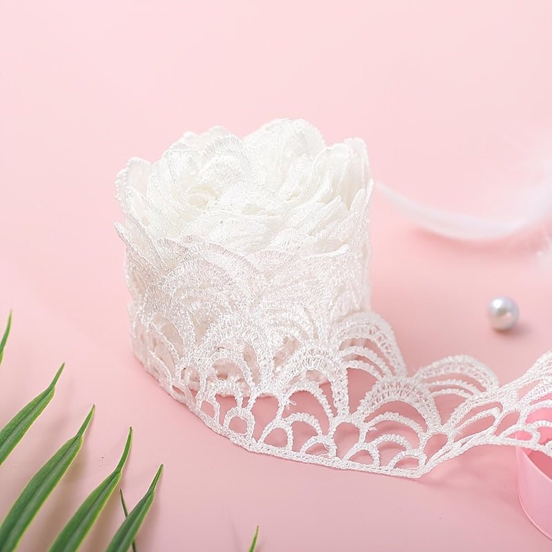 3 Yards Roll Lace Trim DIY Ribbon Dress Decor Sewing Craft Trim & Embellishments
