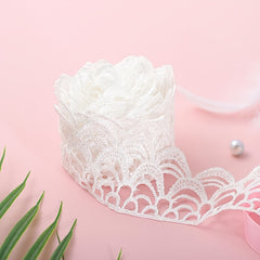 3 Yards Roll Lace Trim DIY Ribbon Dress Decor Sewing Craft Trim & Embellishments