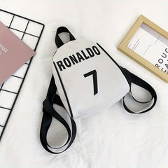 Mini School Bag Travel Backpack Number Print Snack Bag Letter Print Shell Bag