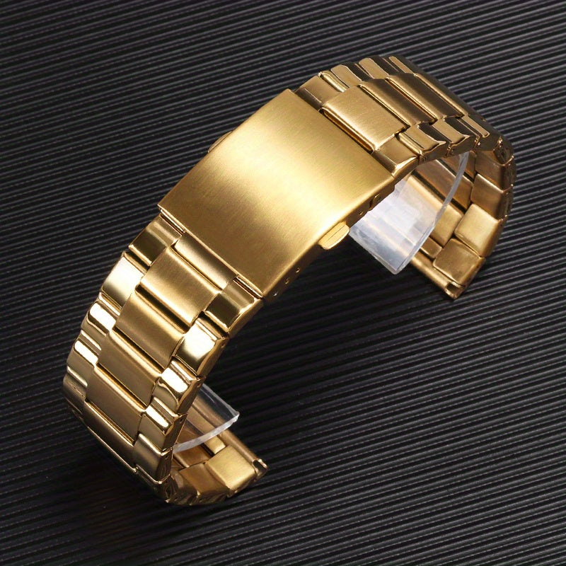 26mm Solid Stainless Steel Watch Strap Replacement Wristband