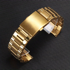 26mm Solid Stainless Steel Watch Strap Replacement Wristband