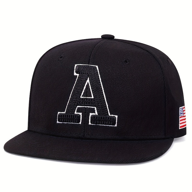 Men's A Letter Baseball Cap Unisex Adjustable Dad Hat Snapback Gift