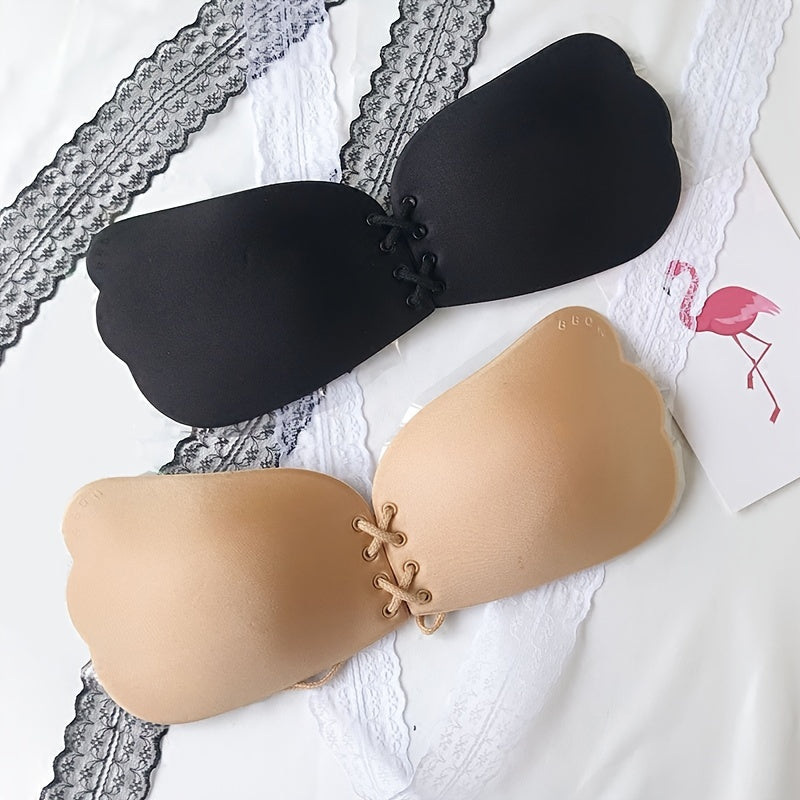 Silicone Invisible Strapless Chest Stickers Self Adhesive Nipple Stickers