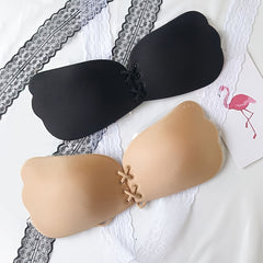 Silicone Invisible Strapless Chest Stickers Self Adhesive Nipple Stickers