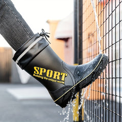 Men's/Women's Rain Boots Waterproof Non-slip Shoes