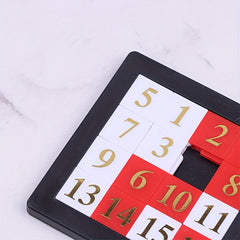 1-15 Number Puzzle Sliding Toy for Cognitive Development