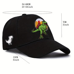 T-Rex Embroidery Summer Baseball Cap Multicolor Hat