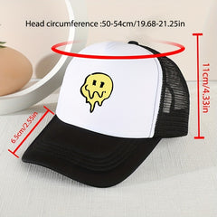 Kids Mesh Ghost Baseball Cap Sunshade Cap For Boys