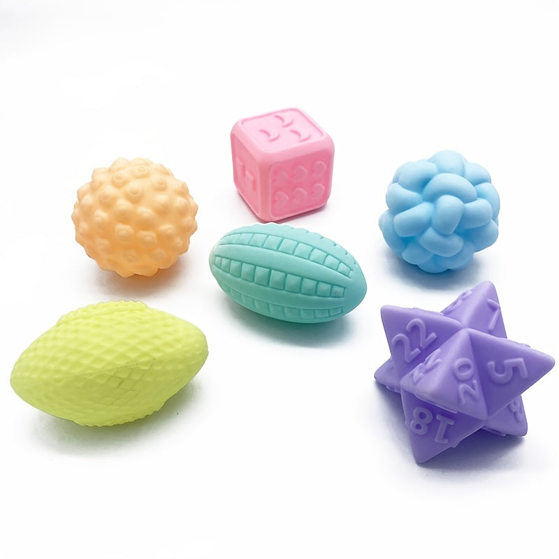 Soft Rubber Hand Grabbing Ball for Tactile Perception