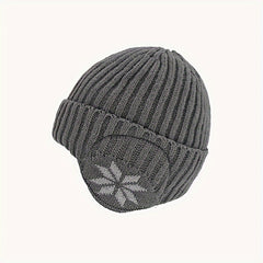Winter Warm Woolen Hat Thickened Velvet Outdoor Cycling Ear Prot