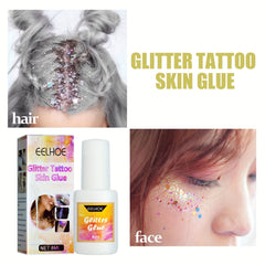 Waterproof Glitter Glue for Body Face & Skin - Halloween Carnival Makeup