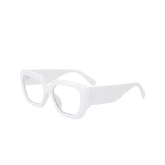 Square Frame Light Blocking Glasses for Women Unisex