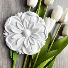 Plaster Carving Decals PU Hollow Finely Carved Wall Stickers