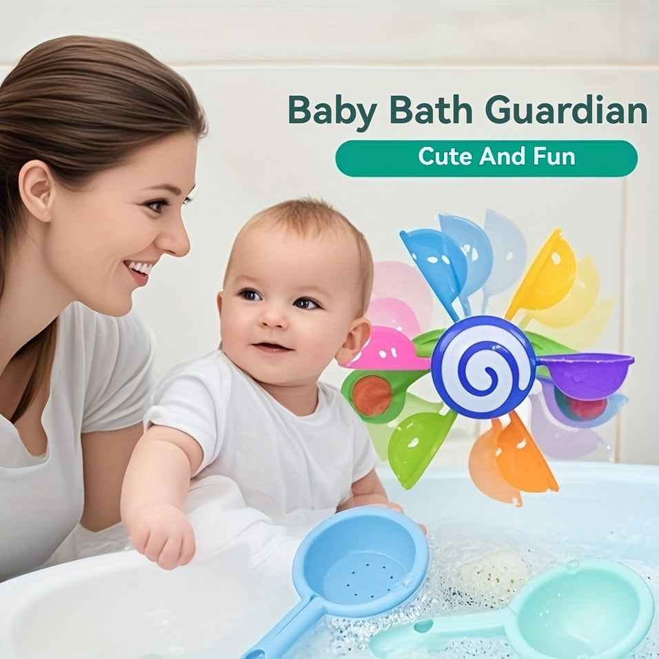 Bathtub Windmill Toy 2pcs Set for Water Play Fun