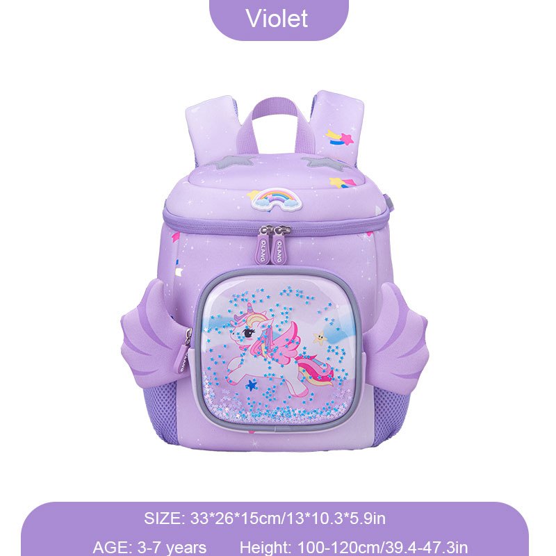 GREATOP Elementary School Kindergarten Backpack Unicorn Backpack Girls Ages 1-7