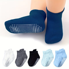 6 Pairs Kids Non Slip Floor Socks for Toddlers and Infants