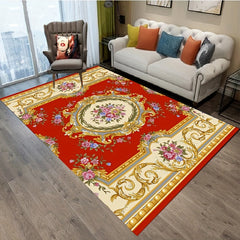 Boho Anti Fatigue Kitchen Rugs Vintage Non Slip Absorbent