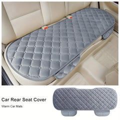 Plush Car Back Seat Cover Rear Protector Mat Auto Chair Cushion