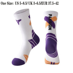 3 Pairs Men's Mid Crew Sport Socks Nylon Blend Sweat Absorbing Comfy Breathable