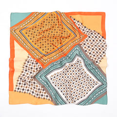 Square Tissue Women's Shirt Decoration Tissue Thin Scarf