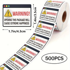 500 Cal Ders Open Stickers Roll for Small Business