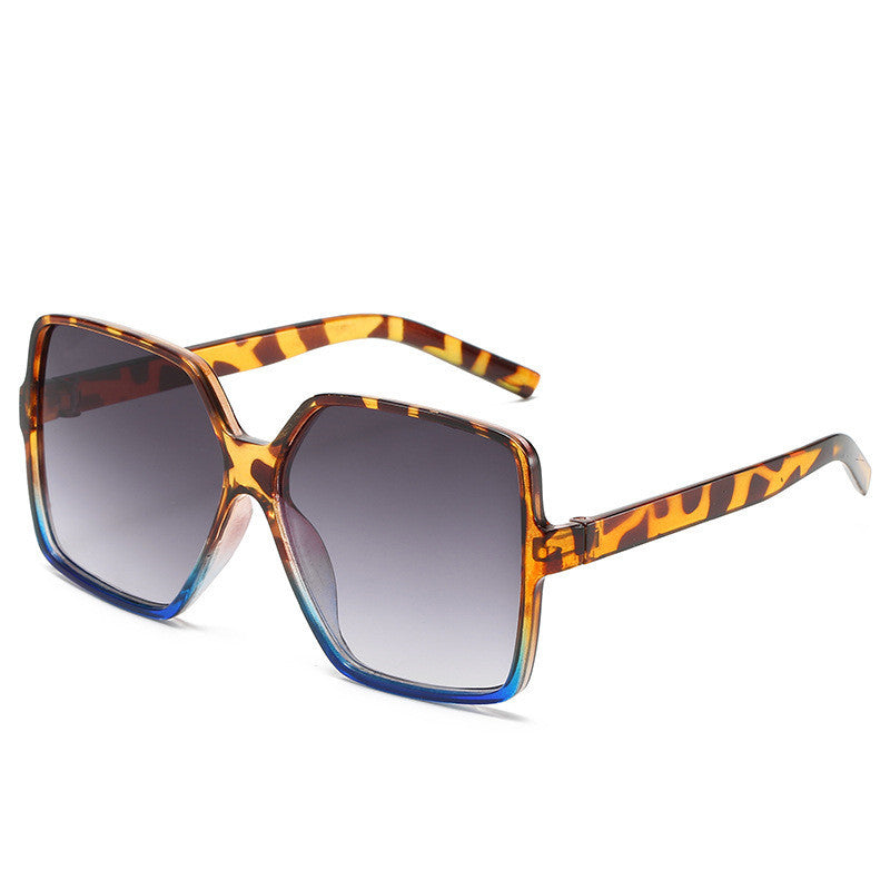Oversized Square Womens Gradient Sunglasses UV400