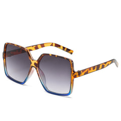 Oversized Square Womens Gradient Sunglasses UV400