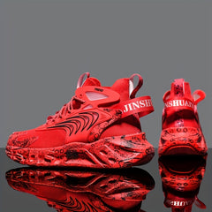 Men's Lace-up Sneakers Athletic Shoes Running Basketball Gym
