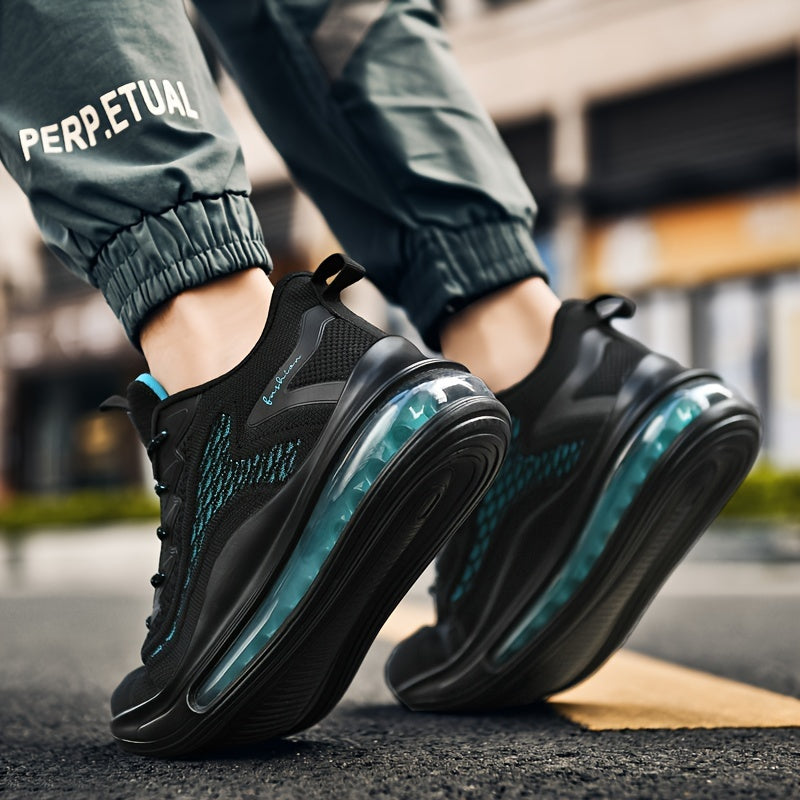 PLUS SIZE Men's Air Cushion Lace Up Sneakers