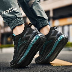 PLUS SIZE Men's Air Cushion Lace Up Sneakers