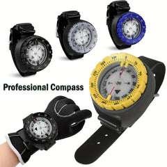 Scuba Waterproof Wrist Compass With TPU Band