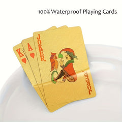 Waterproof PVC Magic Playing Cards for Parties and Games