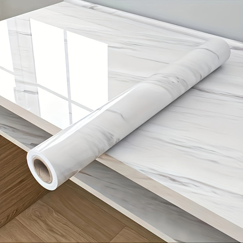 Marble Pattern Self-Adhesive Wallpaper for Kitchen Countertop Furniture