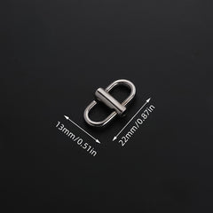 5 Pcs Metal Buckles For Chain Strap Bag Shortening Connector Buckle