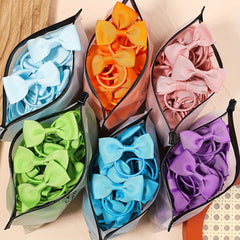 20pcs Bowknot Hair Ties for Baby Girls, Ponytail Holders & Scrunchies