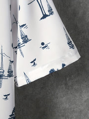 Men's Coconut Tree Hawaiian Shirt - Short Sleeve Button Up