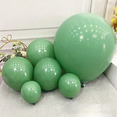 168pcs Avocado Balloon Garland Set Orange Latex Thick Balloon Arch Kit