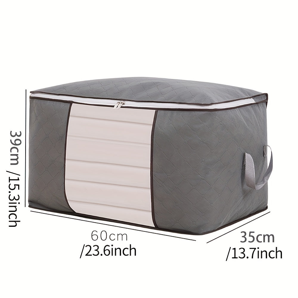 Large Capacity Quilt Clothes Organizer Non Woven Lightweight Storage Bag