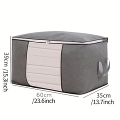 Large Capacity Quilt Clothes Organizer Non Woven Lightweight Storage Bag