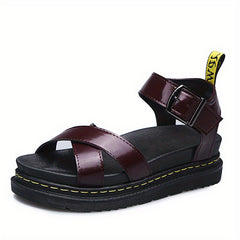 Women's Thick Sole Platform Sandals Casual Buckle Strap Summer Sandals