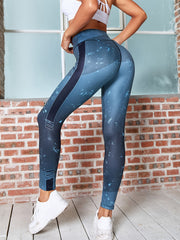 Digital Print High Waist Yoga Leggings