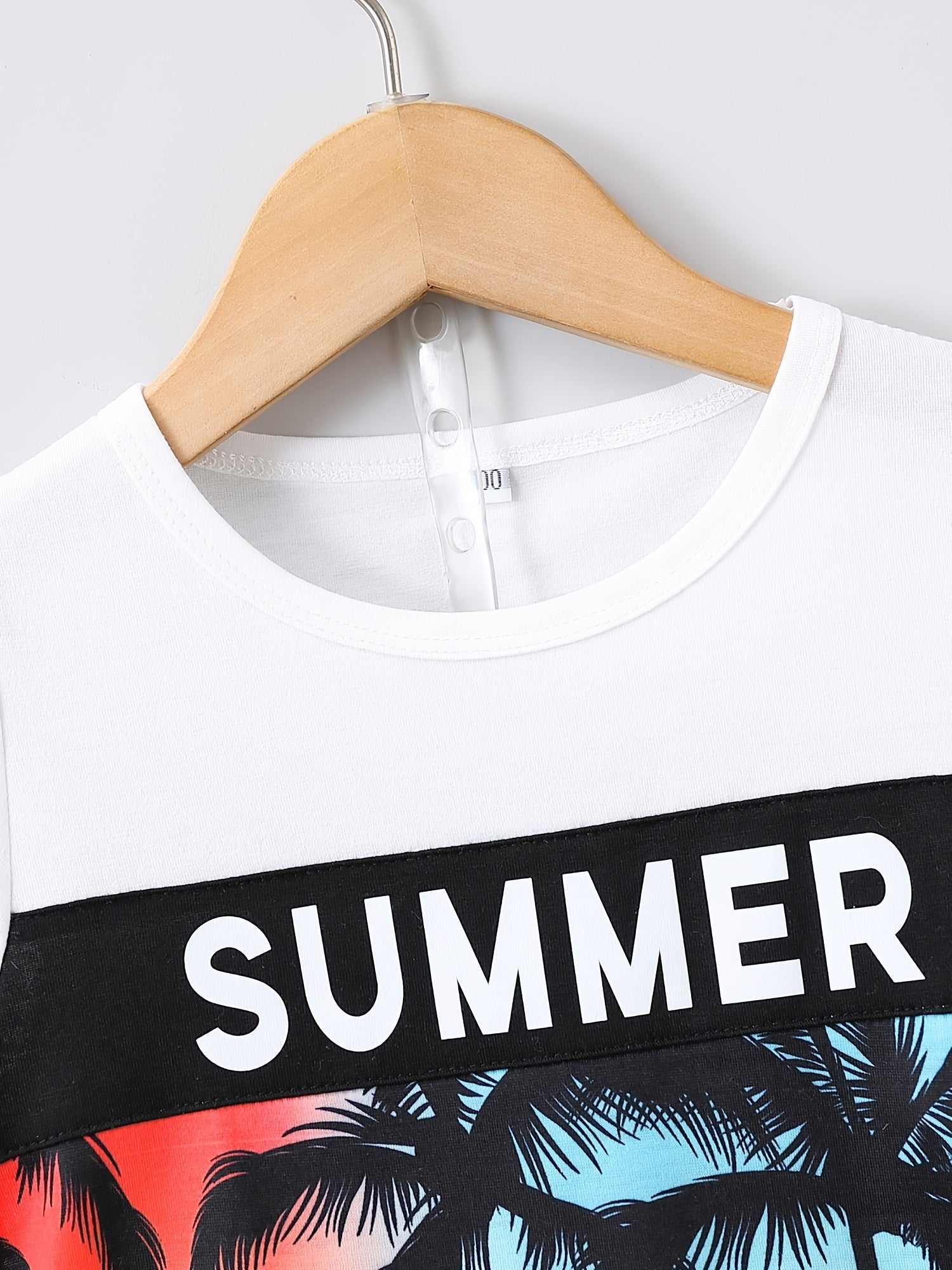 Boys Summer Outfit Shorts & T shirt Short Sleeves Crew Neck Casual Kids Clothes