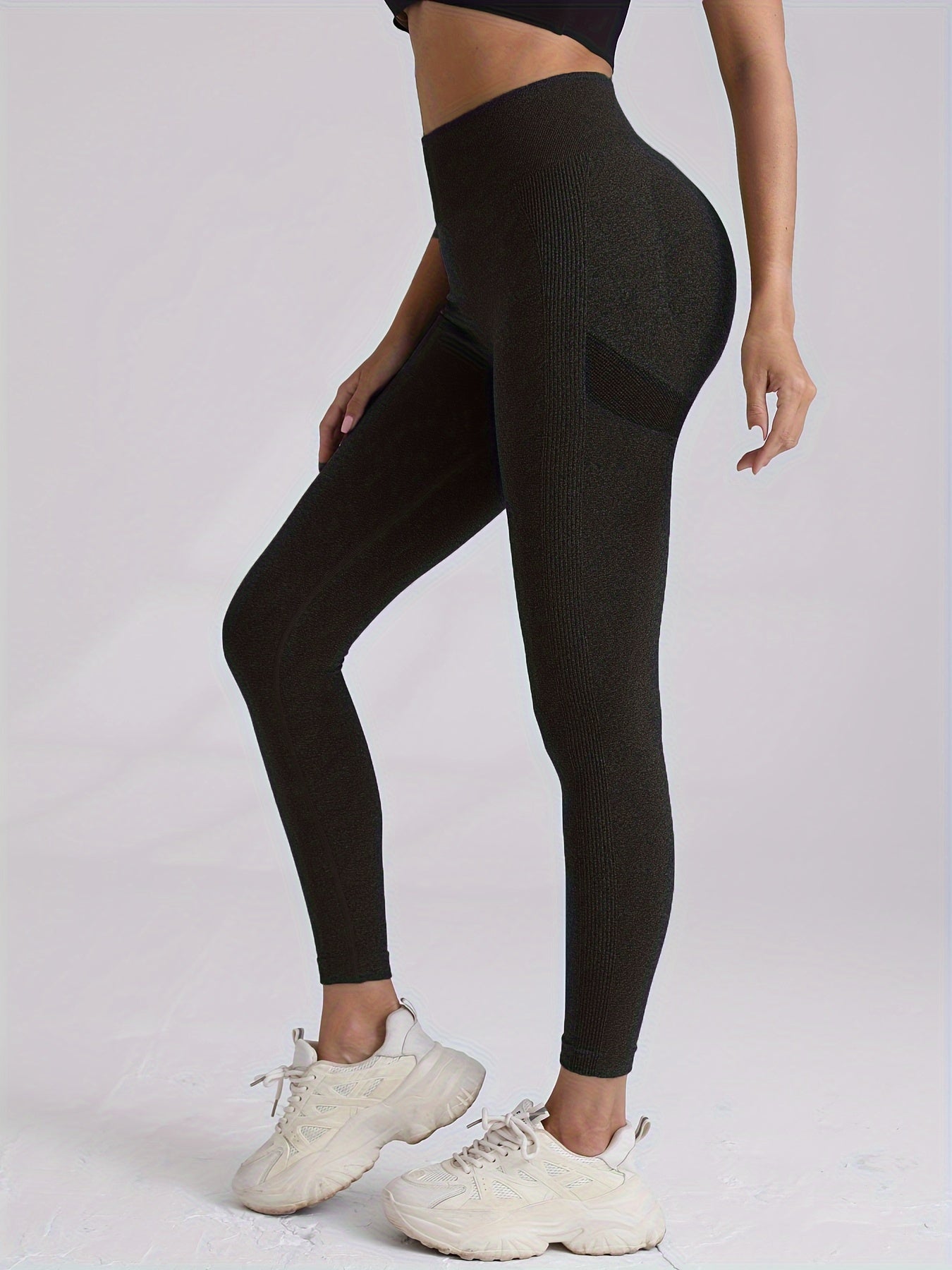 High Waist Seamless Yoga Leggings Stretch Slim Workout Tights Activewear