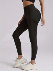 High Waist Seamless Yoga Leggings Stretch Slim Workout Tights Activewear