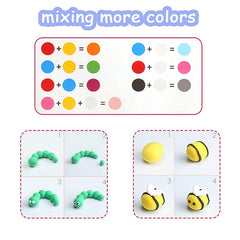 24 Colors Air Dry Clay with Tools for Crafts