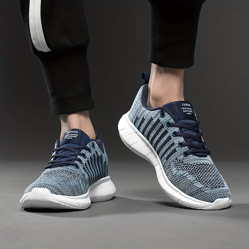 Men's Lightweight Knit Casual Shoes for Jogging Traveling