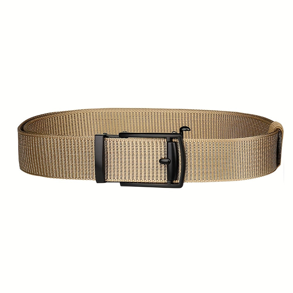 Men's Ratchet Leather Belt for Casual & Business Pants