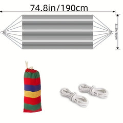 Portable Camping Hammock with Tree Straps - Outdoor Travel Indoor