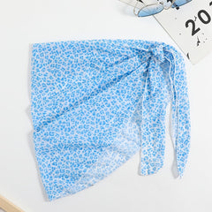 Sheer Cover Up Skirt Casual Beachwear Warp Dress Women's Swimwear